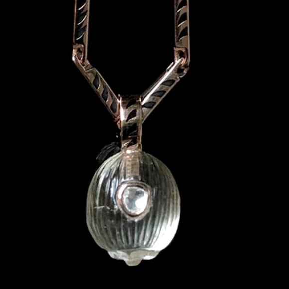 DEZSO Jewelry - Dezso by Sara Beltran Carved Lemon Quartz Coquito